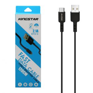 کابل شارژ فست KingStar Type-C مدل K72C